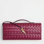 Bottega Veneta Inspired Clutch Pink