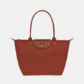 Longchamp Le Pliage Green Tote Bag (Chestnut)