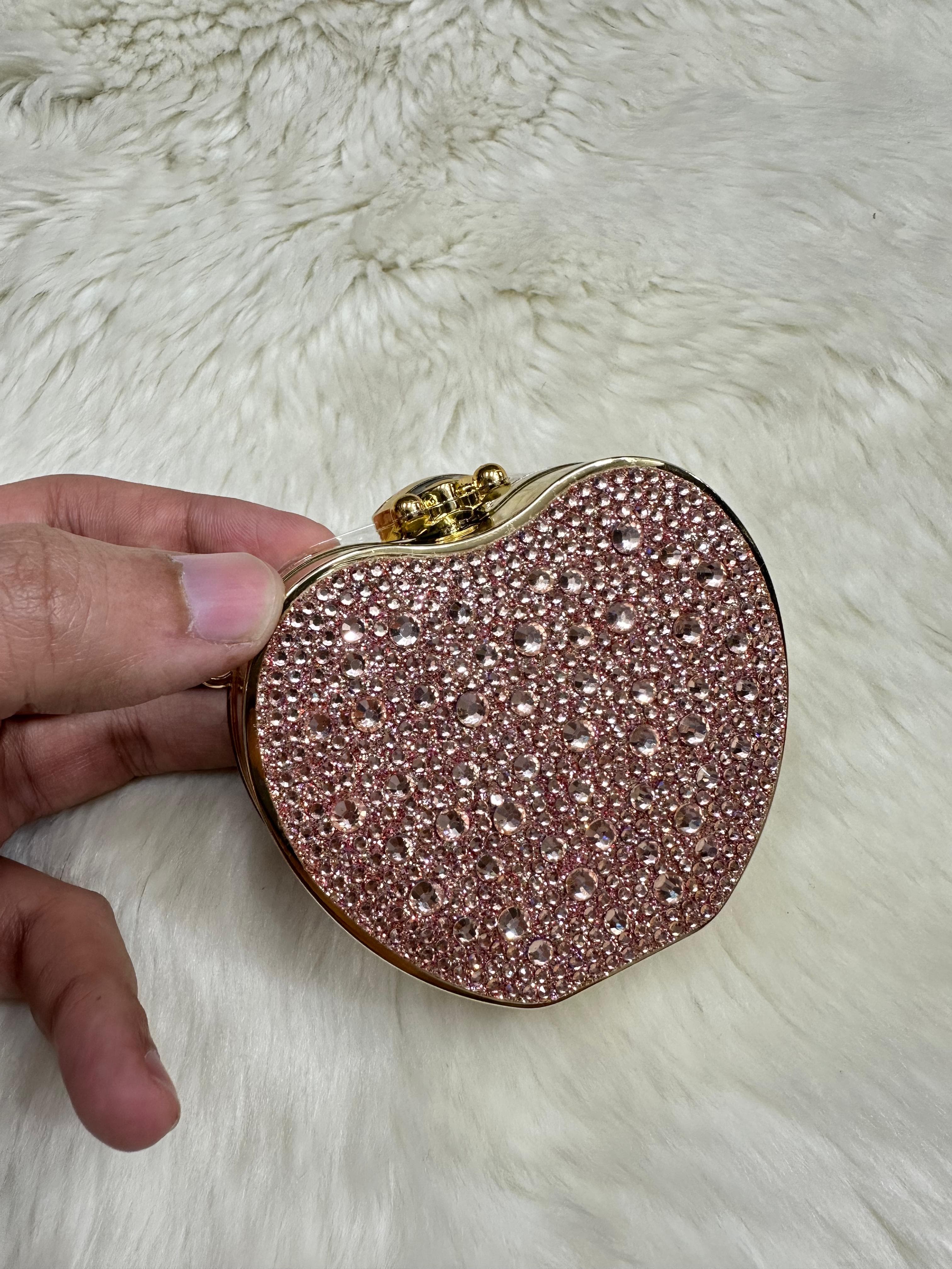 Crystal Clutch Pink
