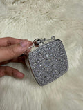 Crystal Clutch Silver