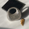 Swarovski Mini Rhinestone Clutch Silver