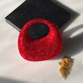 Swarovski Mini Rhinestone Clutch Red