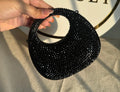 Swarovski Mini Rhinestone Clutch Black