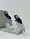 ZARA - Diamante Mules Shoes Heels Black
