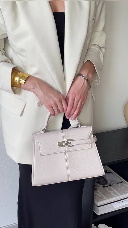 JW PEI Elise Top Handle Bag White