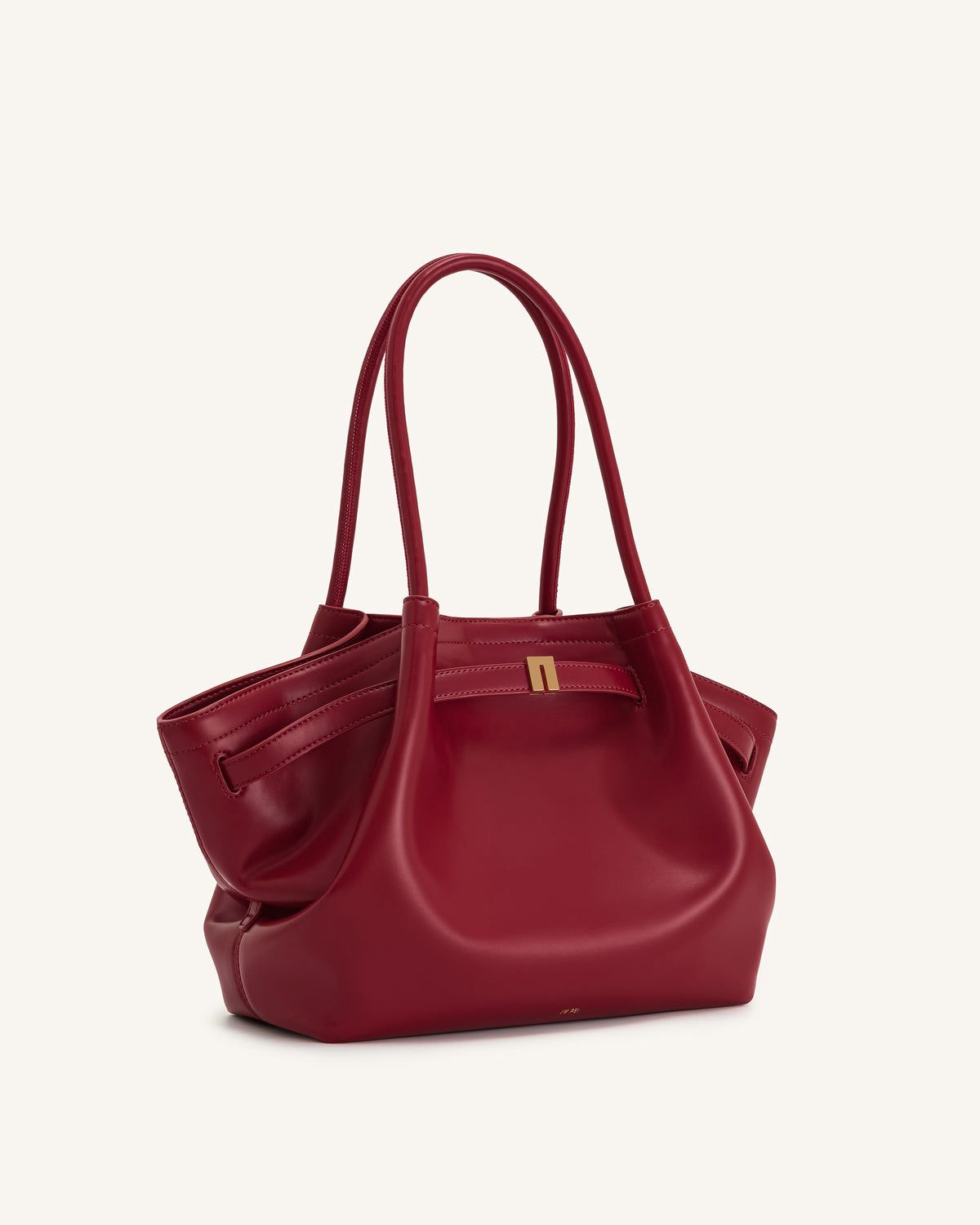 JW PEI Hana Faux Suede Tote Bag in Maroon