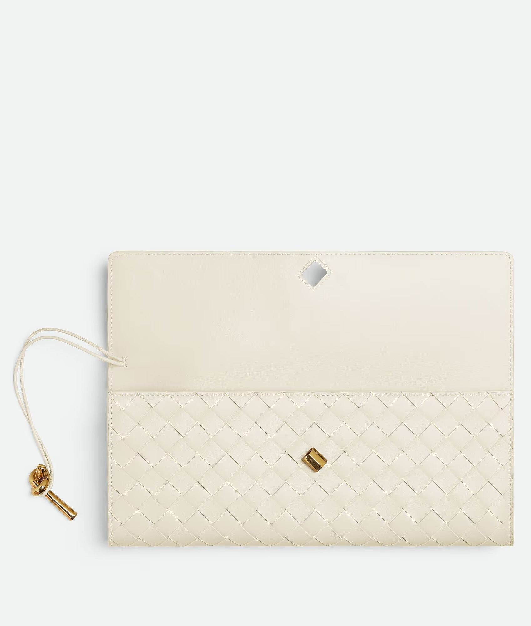 Bottega Veneta Inspired Clutch Sea Salt