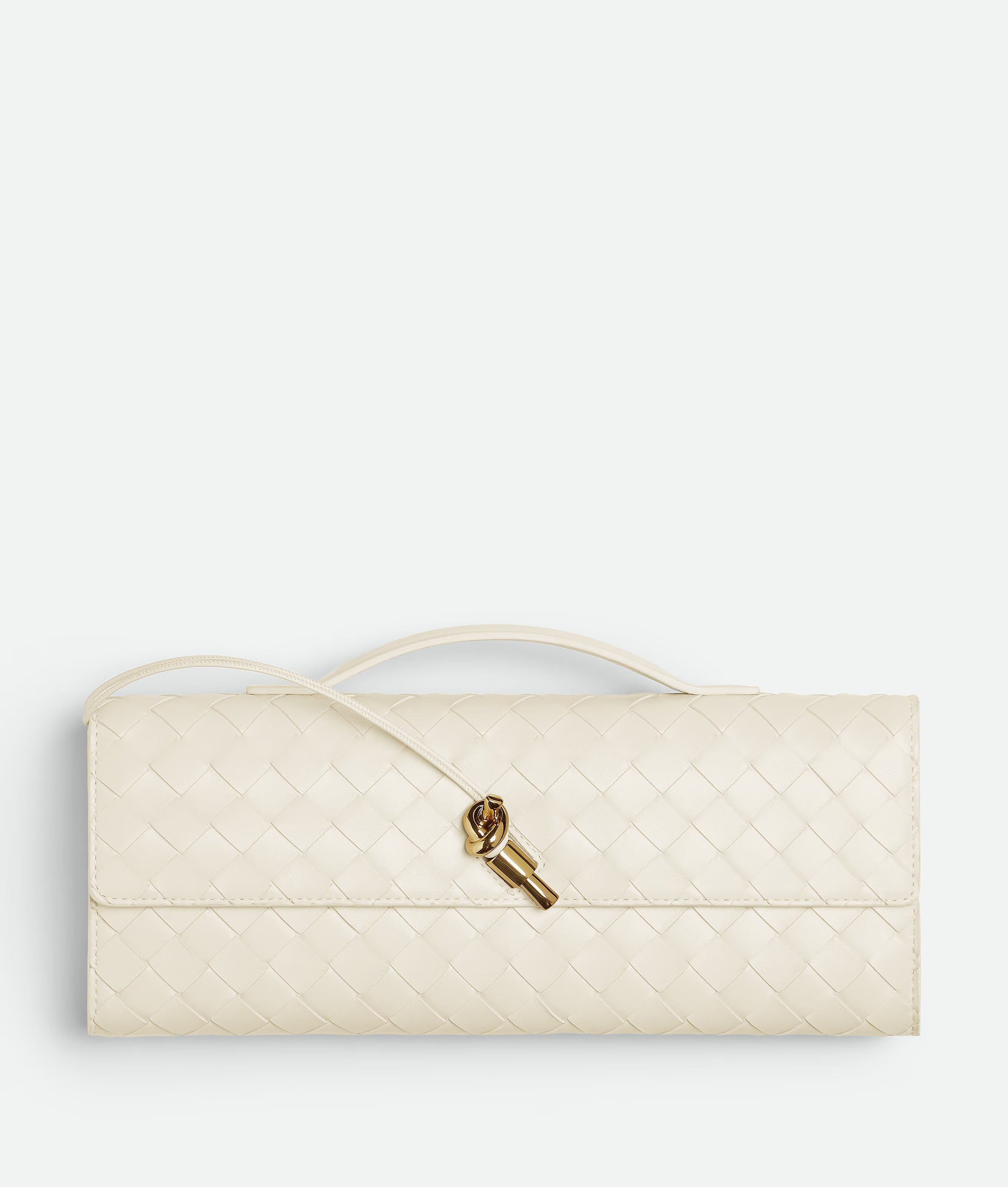 Bottega Veneta Inspired Clutch Sea Salt