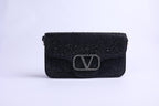 Valentino Garavani Locò Small Shoulder Bag Black