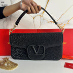 Valentino Garavani Locò Small Shoulder Bag Black