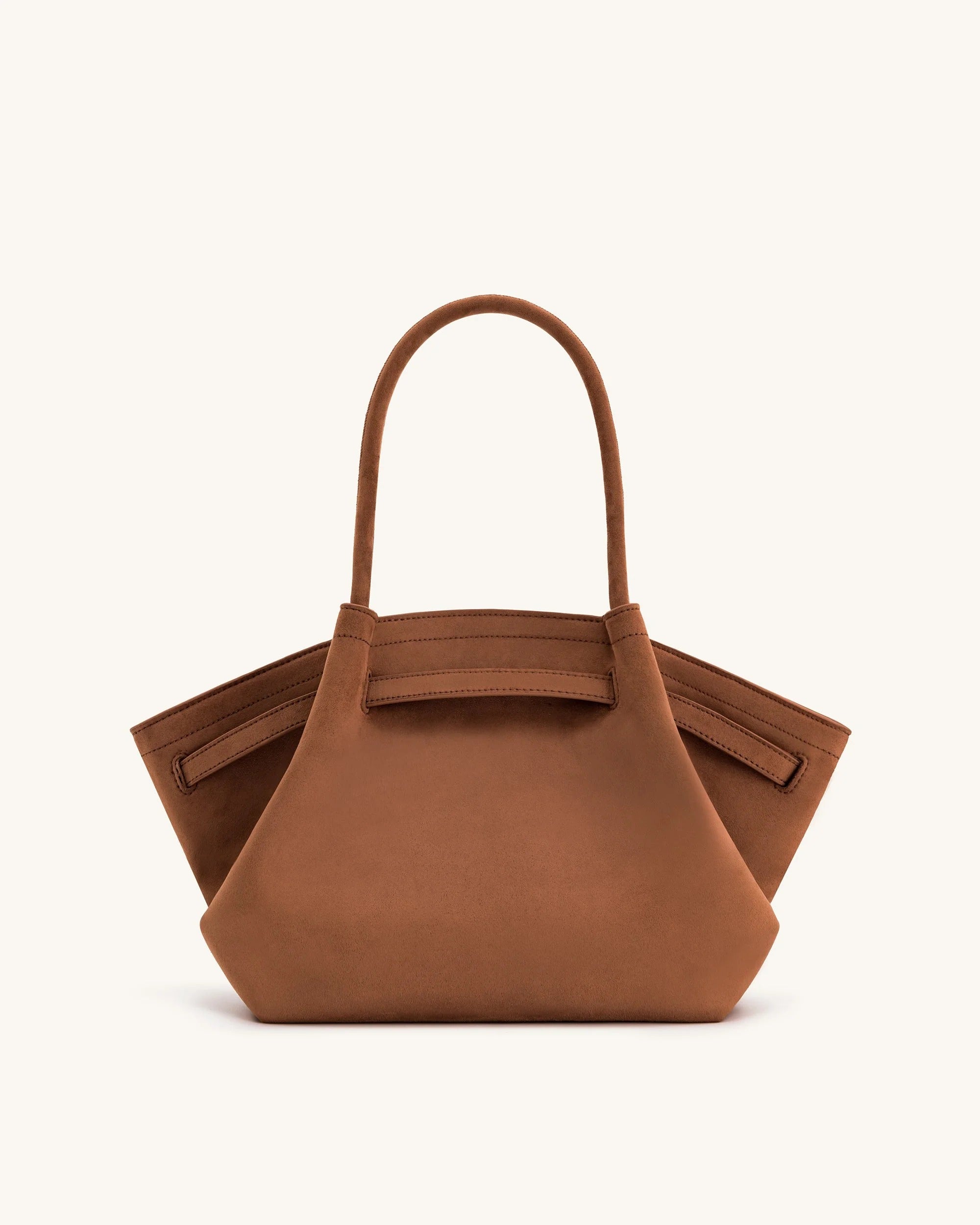 JW PEI Hana Faux Suede Tote Bag in Brown