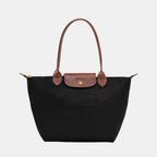 Longchamp Tote MEDIUM - Black (WITH BRAND LOGO)