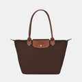 Longchamp Tote Medium - Ebony Brown (WITH BRAND LOGO)
