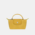 Longchamp Le Pliage Green Pouch With Handle