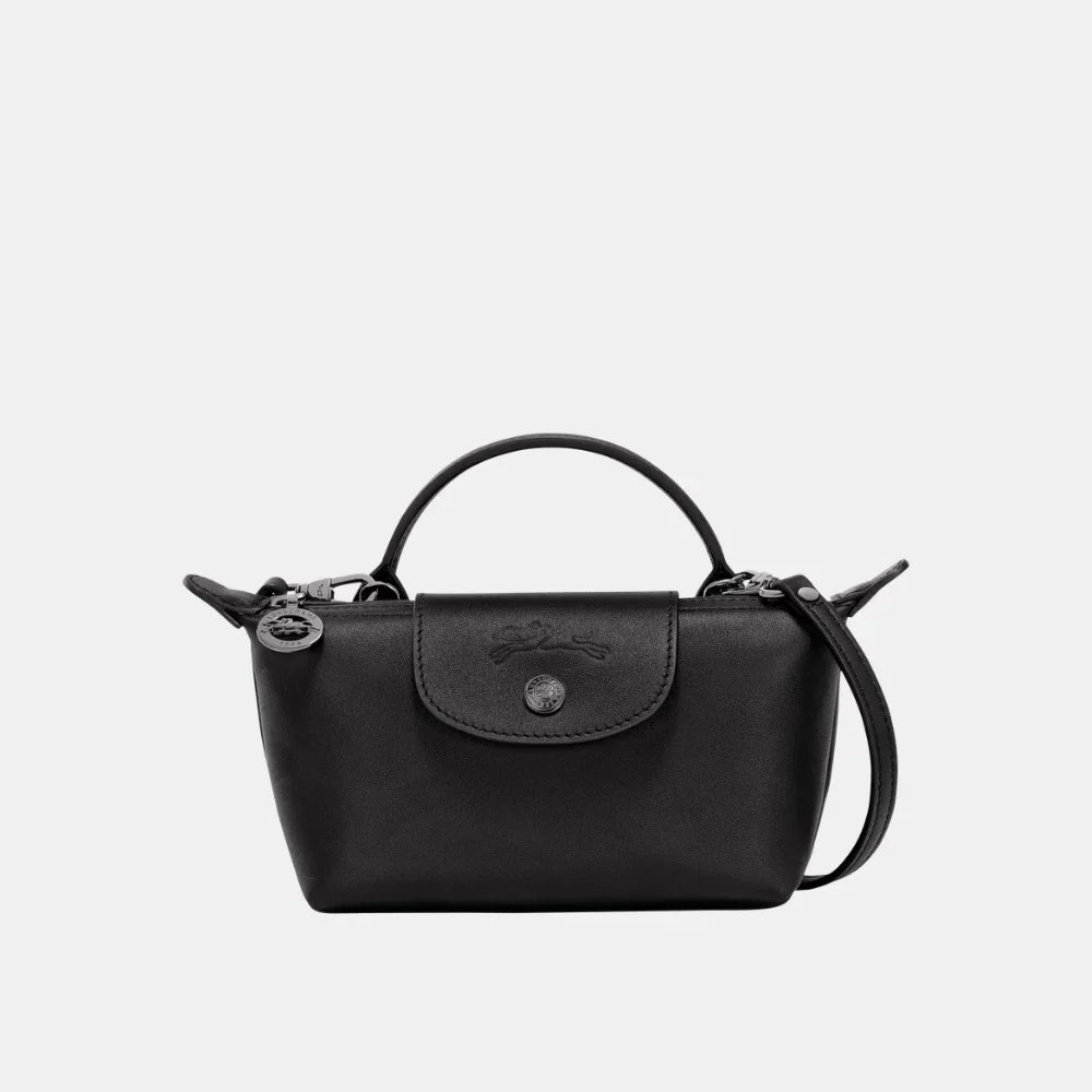 Longchamp Le Pliage Xtra XS Leather Pouch