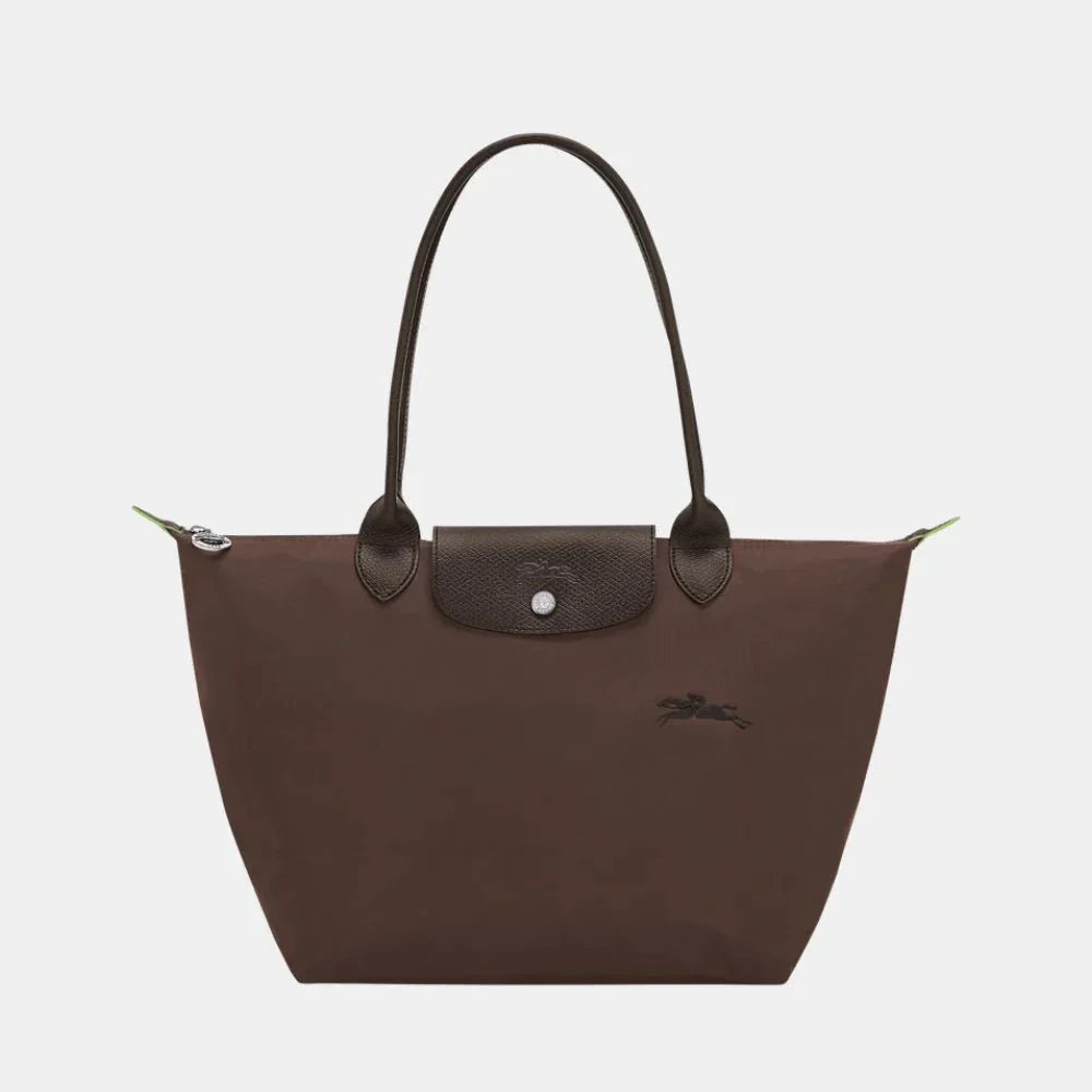 Longchamp Le Pliage Green Tote Bag (Mocha)