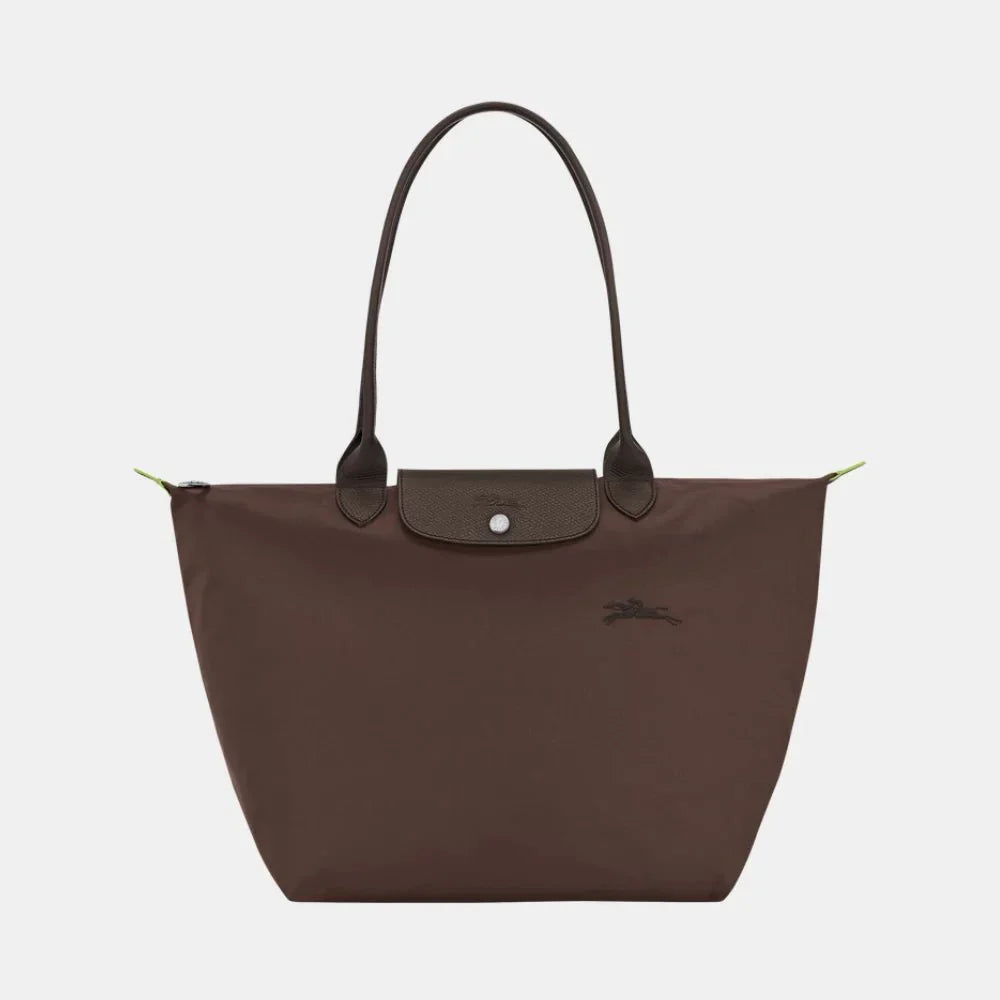 Longchamp Le Pliage Green Tote Bag (Mocha)
