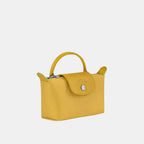 Longchamp Le Pliage Green Pouch With Handle