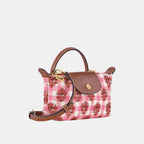 Longchamp Le Pliage Floral XS Pouch (Green)